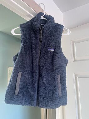 Patagonia Women’s Navy Plush Fleece Vest